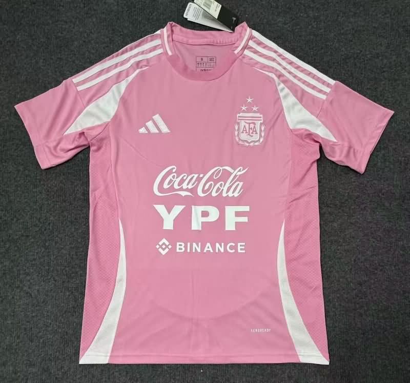 Thailand Quality(AAA) 2025 Argentina Training Soccer Jersey 02