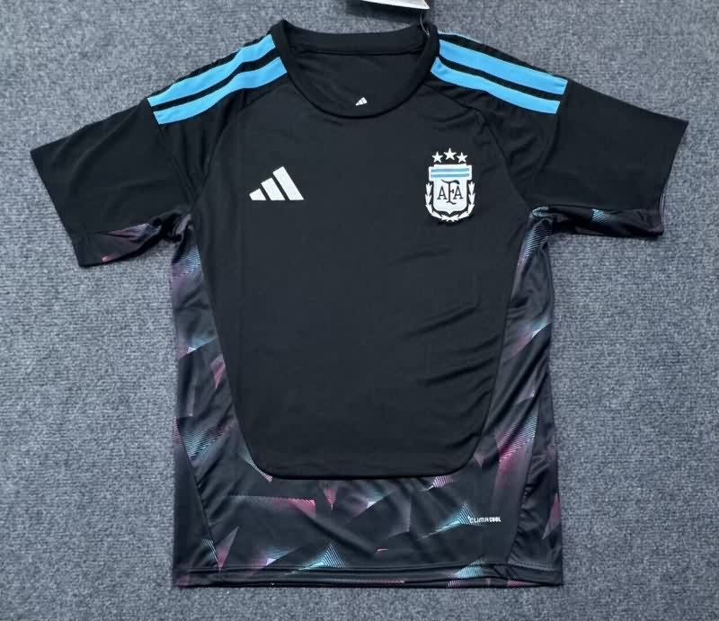 Thailand Quality(AAA) 2026 Argentina World Cup Goalkeeper Black Soccer Jersey
