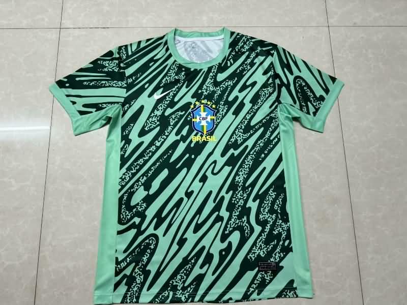 Thailand Quality(AAA) 2024 Brazil Training Soccer Jersey 02