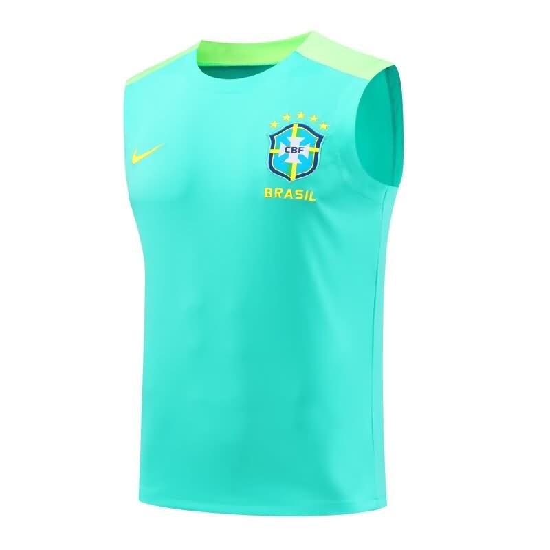 Thailand Quality(AAA) 2024 Brazil Training Vest Soccer Jersey 03