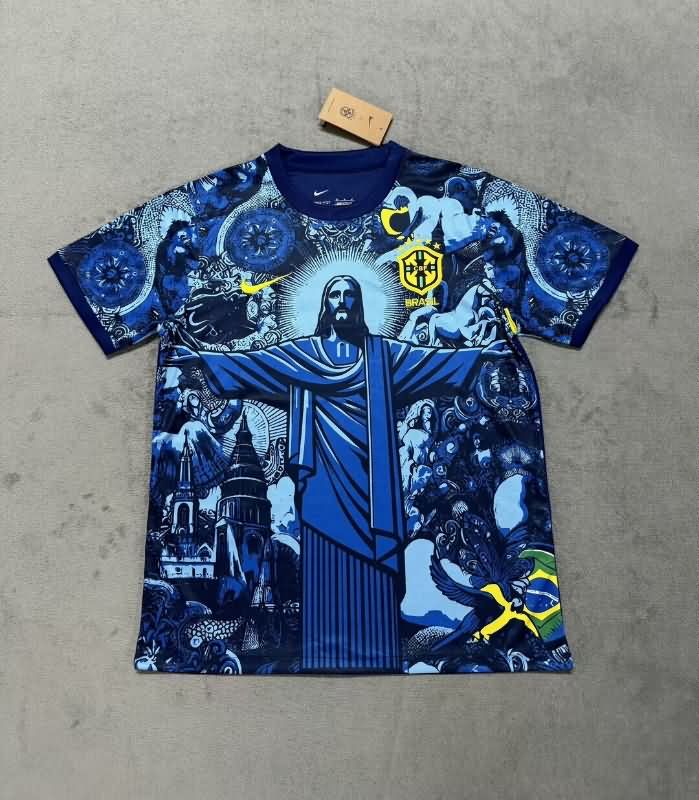 Thailand Quality(AAA) 2025 Brazil Special Soccer Jersey 09