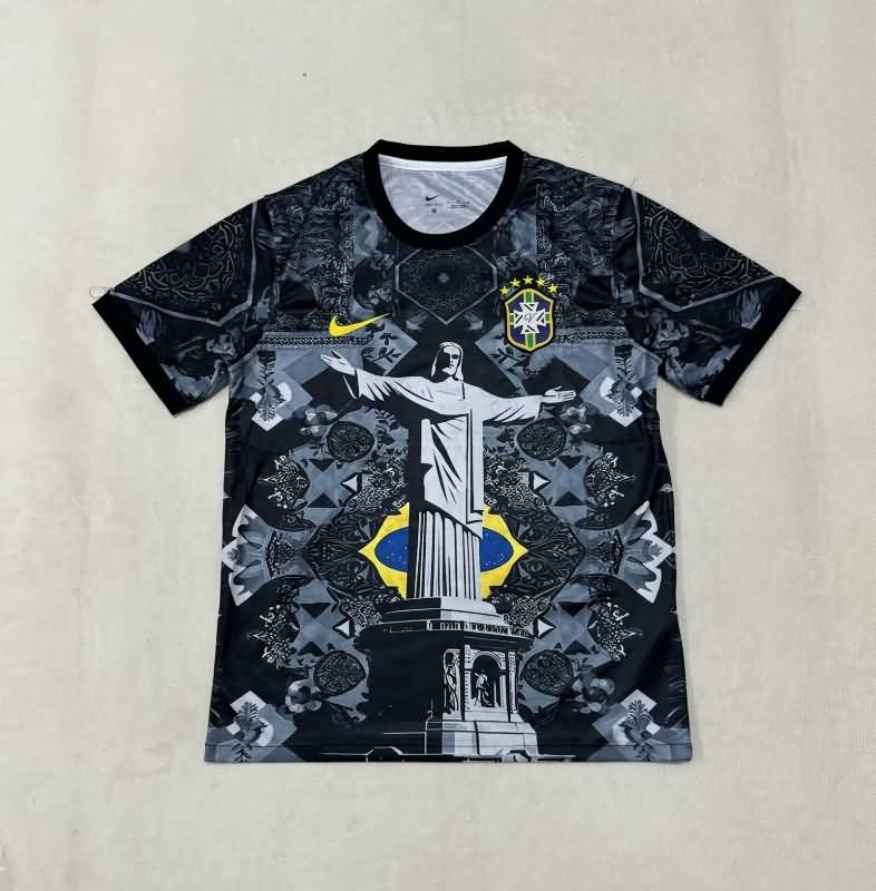 Thailand Quality(AAA) 2025 Brazil Special Soccer Jersey 11