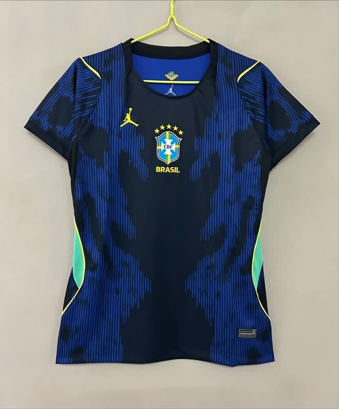 Thailand Quality(AAA) 2026 Brazil Away Women Soccer Jersey