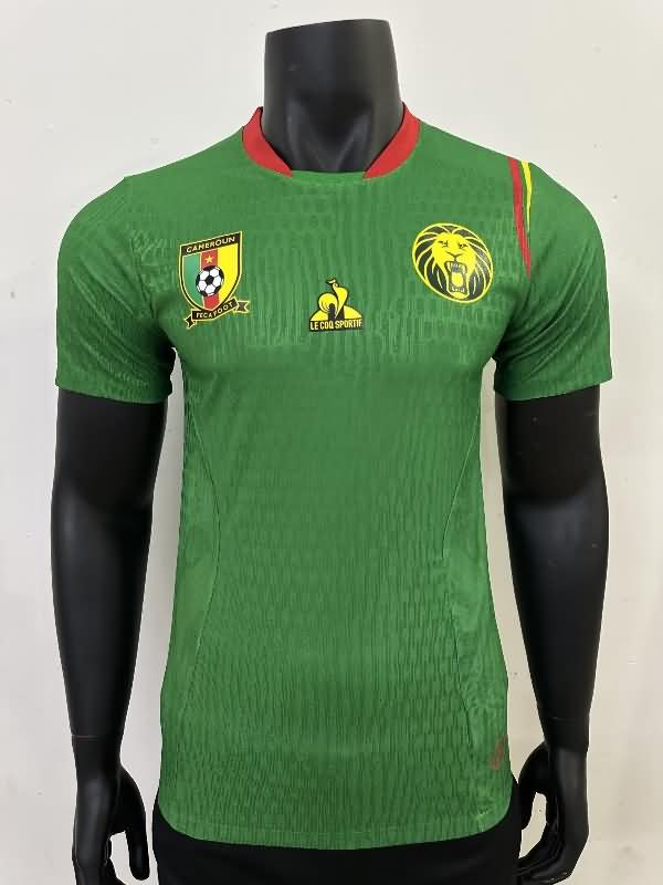 Thailand Quality(AAA) 2024/25 Cameroon Home Soccer Jersey (Player)