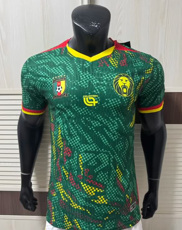 Thailand Quality(AAA) 2026 Cameroon Home Soccer Jersey (Player)