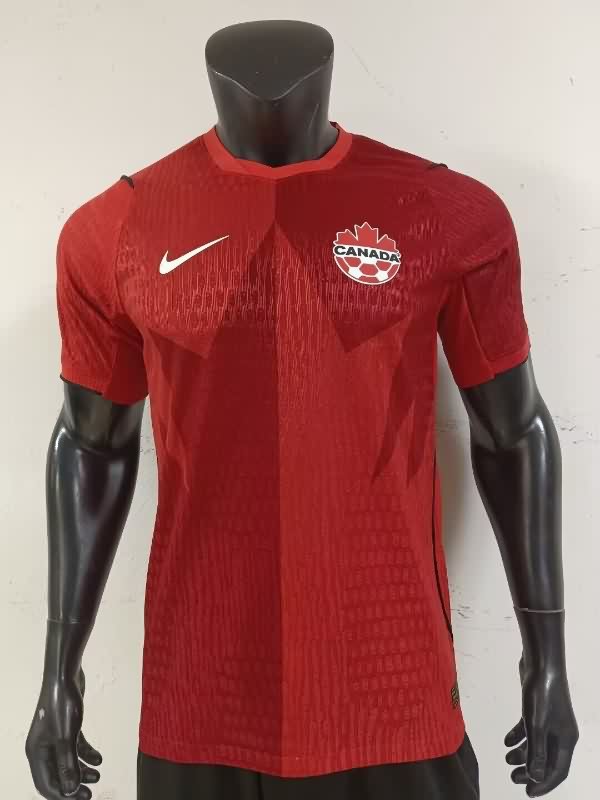 Thailand Quality(AAA) 25/26 Canada Home Soccer Jersey (Player)