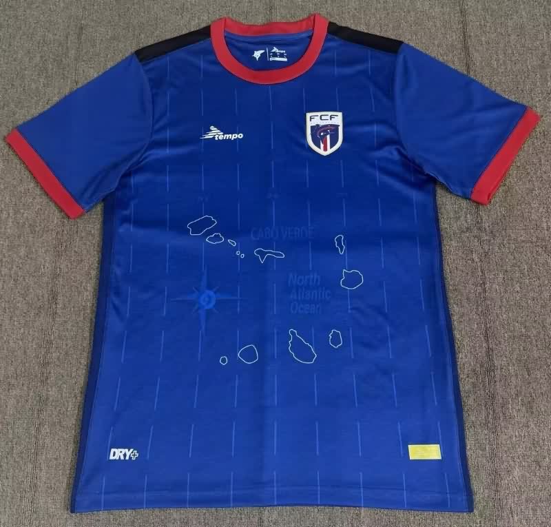 Thailand Quality(AAA) 2025 Cape Verde Home Soccer Jersey