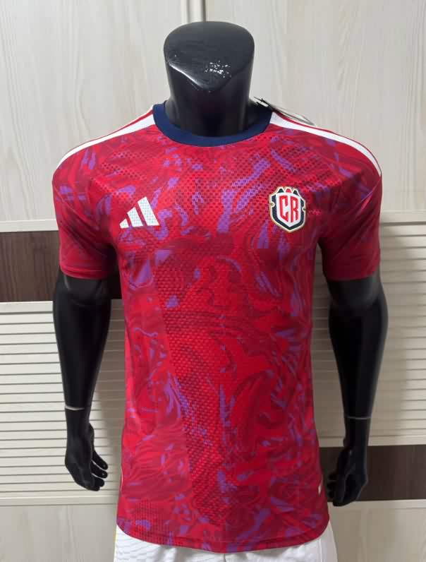 Thailand Quality(AAA) 2026 Costa Rica World Cup Home Soccer Jersey (Player)
