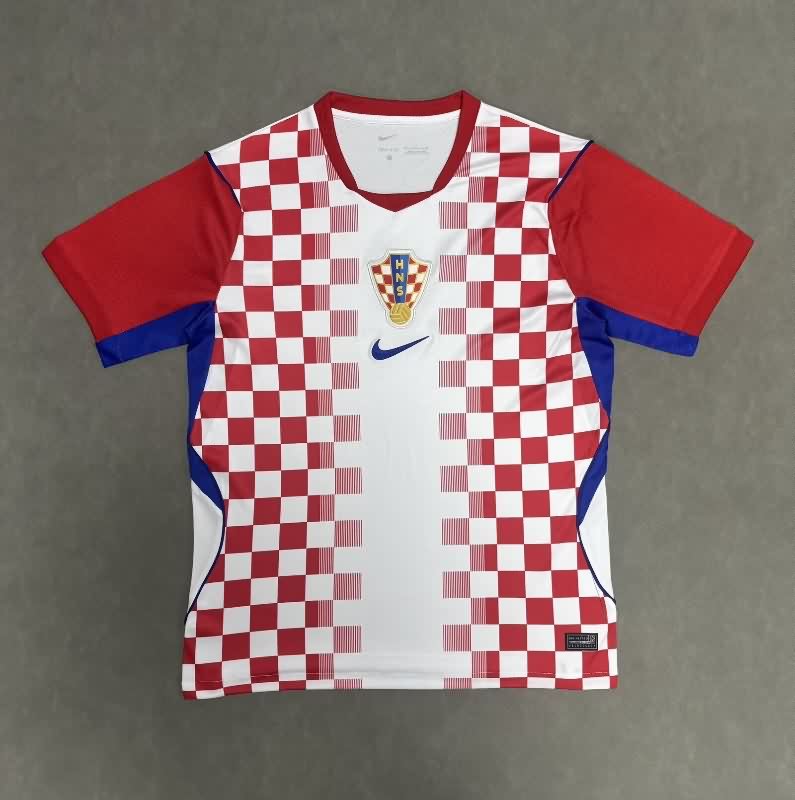 Thailand Quality(AAA) 2026 Croatia World Cup Home Soccer Jersey