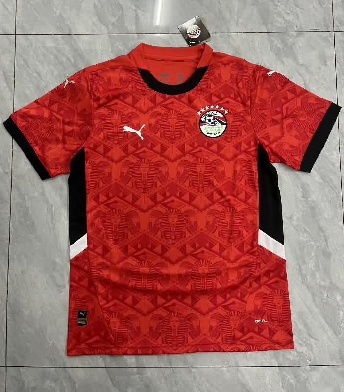 Thailand Quality(AAA) 2025 Egypt Home Soccer Jersey