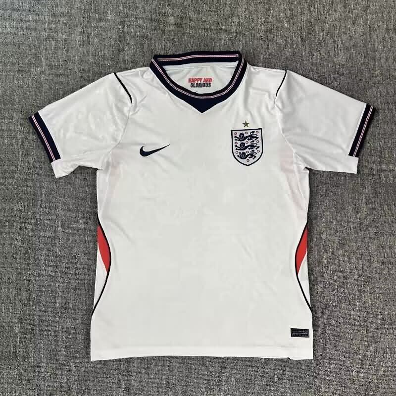Thailand Quality(AAA) 25/26 England Home Soccer Jersey