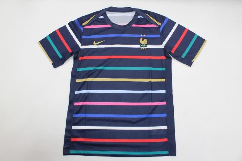 Thailand Quality(AAA) 2024 France Training Soccer Jersey