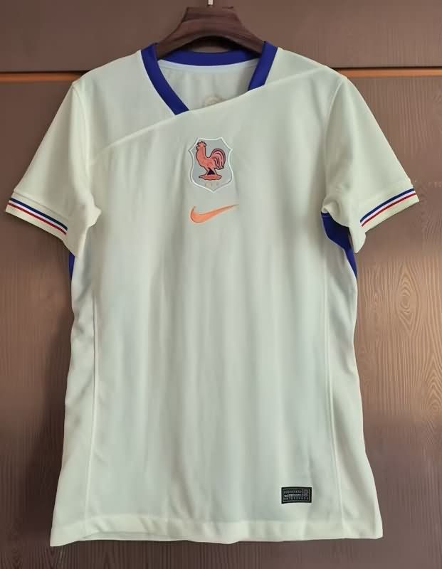 Thailand Quality(AAA) 2025 France Away Women Soccer Jersey