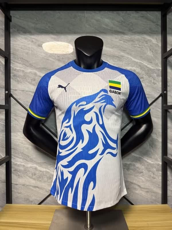 Thailand Quality(AAA) 2026 Gabon White Soccer Jersey (Player)