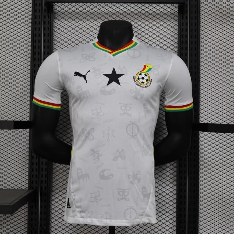 Thailand Quality(AAA) 2025 Ghana Home Soccer Jersey (Player)