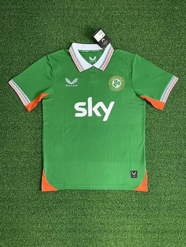 Thailand Quality(AAA) 2025 Ireland Home Soccer Jersey