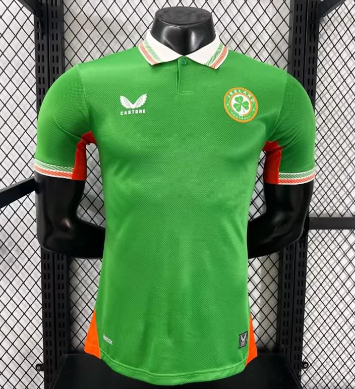 Thailand Quality(AAA) 2025 Ireland Home Soccer Jersey (Player)