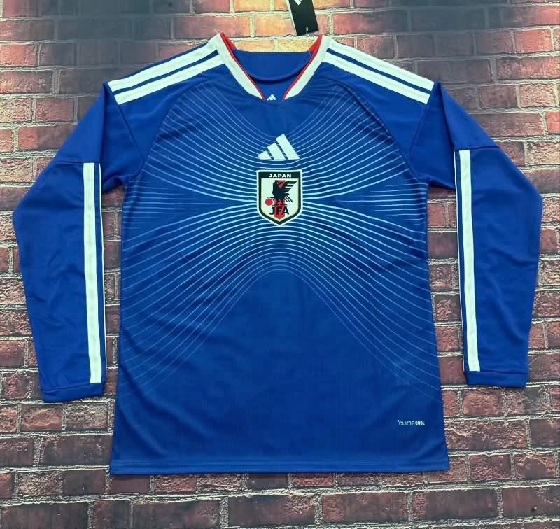 Thailand Quality(AAA) 2026 Japan World Cup Home Long Sleeve Soccer Jersey
