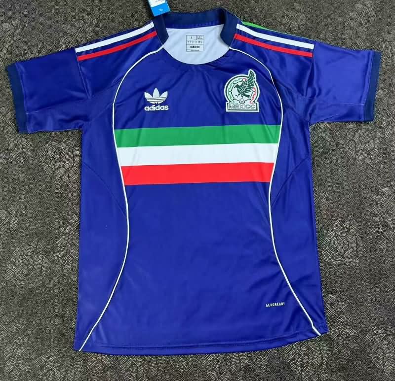 Thailand Quality(AAA) 2025 Mexico Blue Soccer Jersey