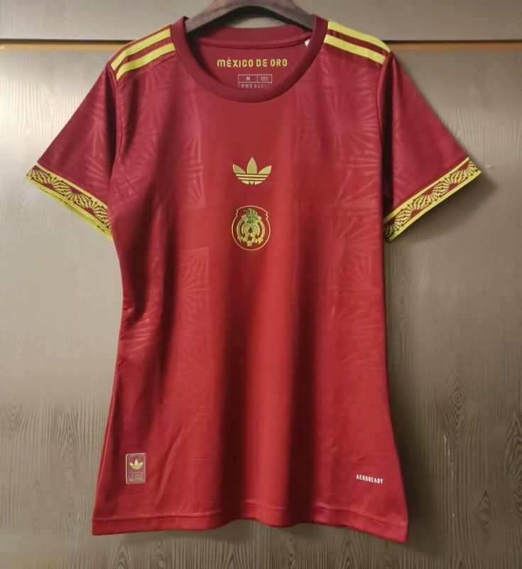Thailand Quality(AAA) 2025 Mexico Gold Cup Red Women Soccer Jersey