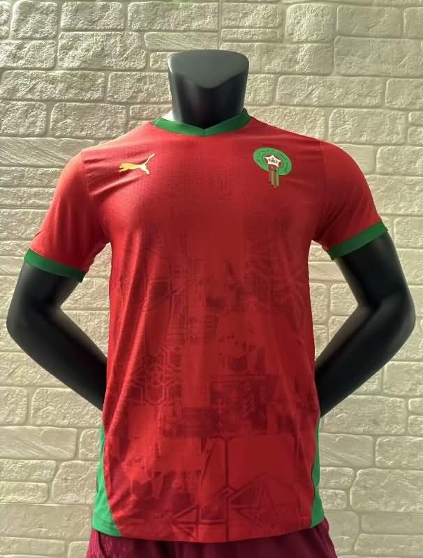 Thailand Quality(AAA) 2025 Morocco Home Soccer Jersey (Player)