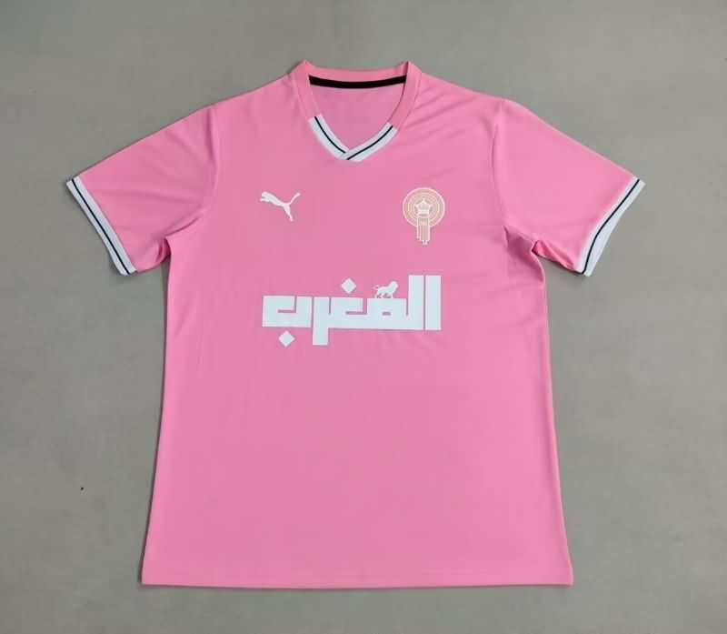 Thailand Quality(AAA) 2025 Morocco Training Soccer Jersey 02