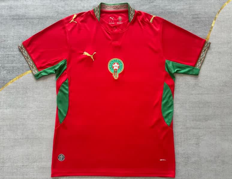 Thailand Quality(AAA) 2026 Morocco Home Soccer Jersey