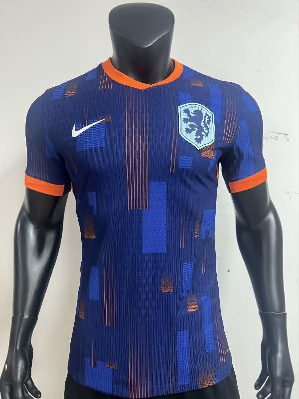 Thailand Quality(AAA) 2023/24 Netherlands Away Soccer Jersey(Player)