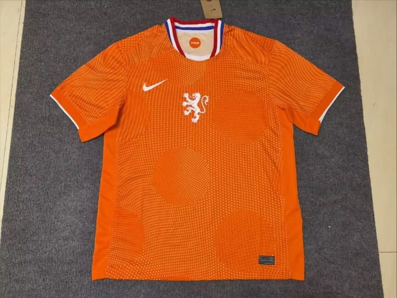 Thailand Quality(AAA) 2025 Netherlands Home Soccer Jersey