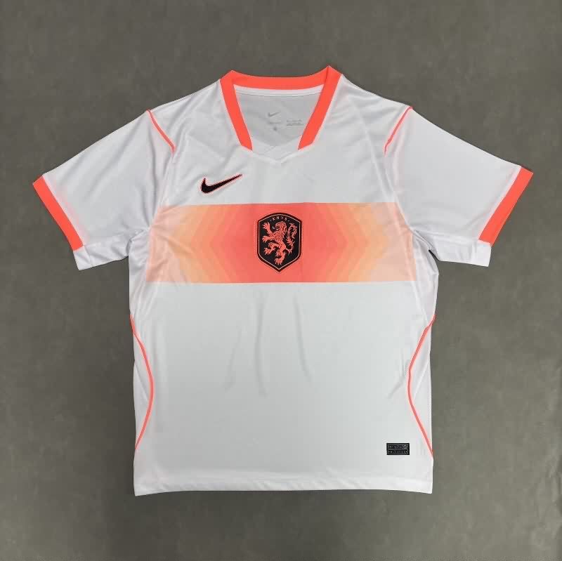 Thailand Quality(AAA) 2026 Netherlands Away Soccer Jersey