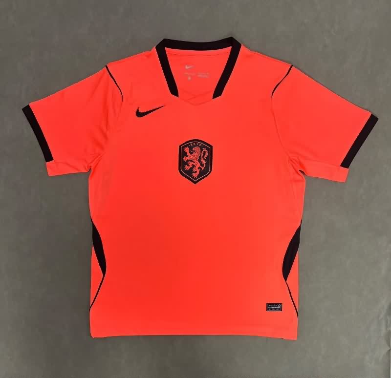 Thailand Quality(AAA) 2026 Netherlands Home Soccer Jersey