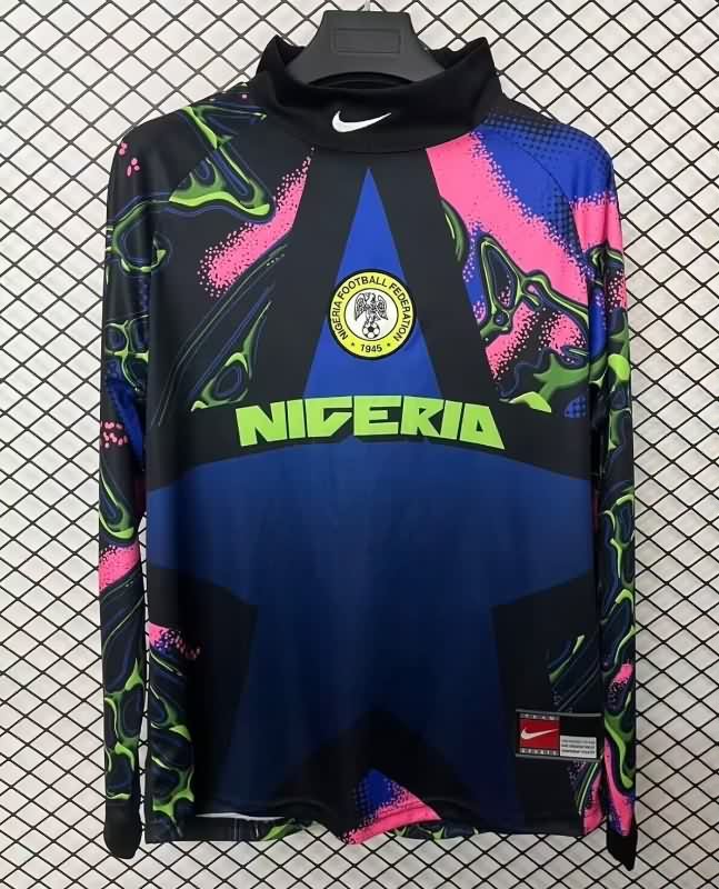 Thailand Quality(AAA) 2026 Nigeria Goalkeeper Long Sleeve Soccer Jersey