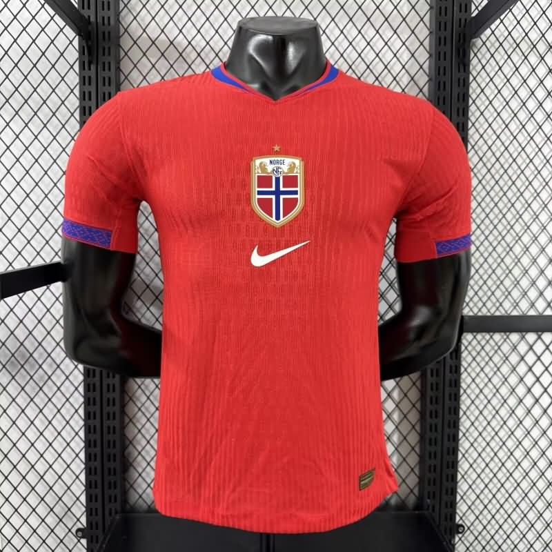 Thailand Quality(AAA) 2025 Norway Home Soccer Jersey (Player)