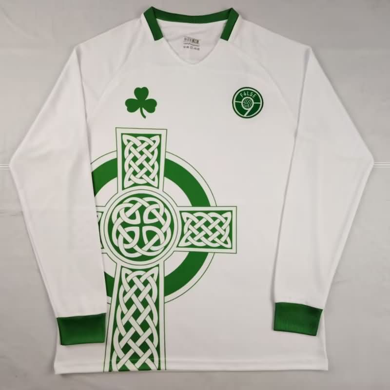 Thailand Quality(AAA) 2025 Palestine Special Long Sleeve Soccer Jersey