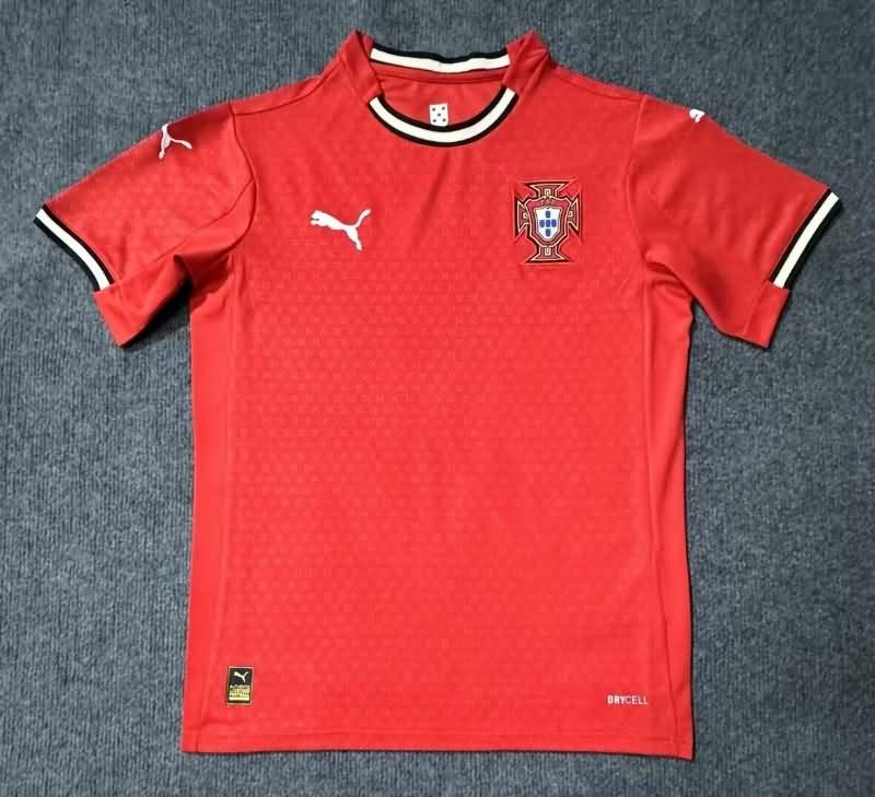 Thailand Quality(AAA) 2025 Portugal Home Soccer Jersey