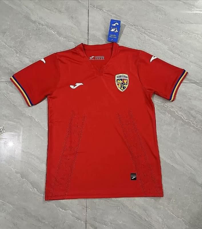 Thailand Quality(AAA) 2024 Romania Away Soccer Jersey