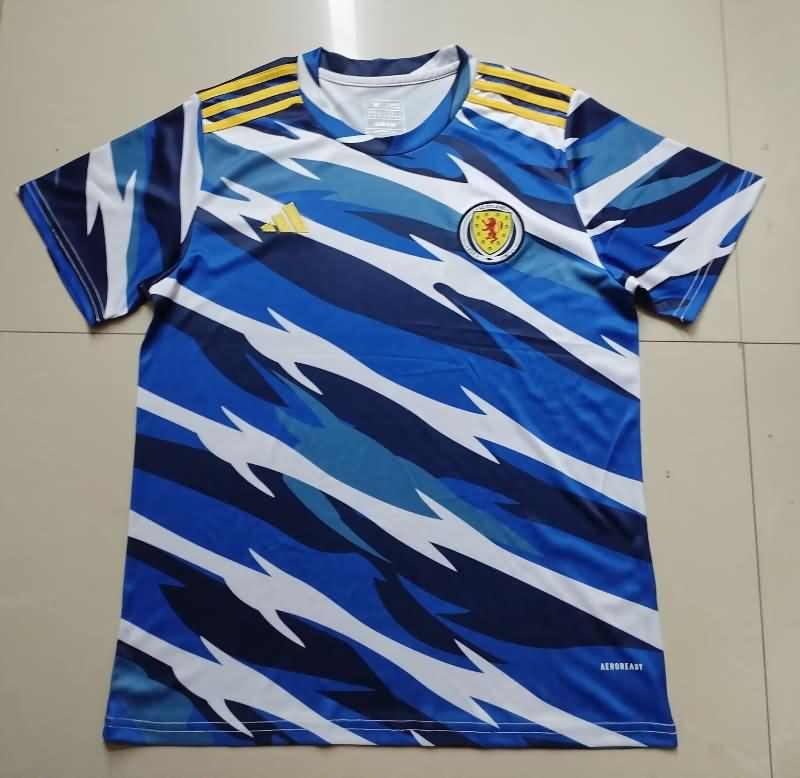 Thailand Quality(AAA) 2024 Scotland Training Soccer Jersey