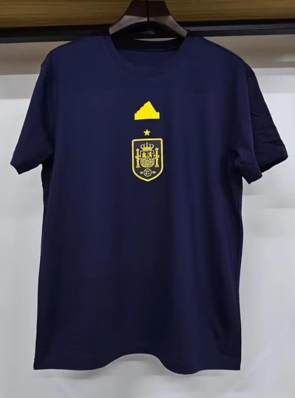 Thailand Quality(AAA) 2024 Spain Soccer T Shirts 02