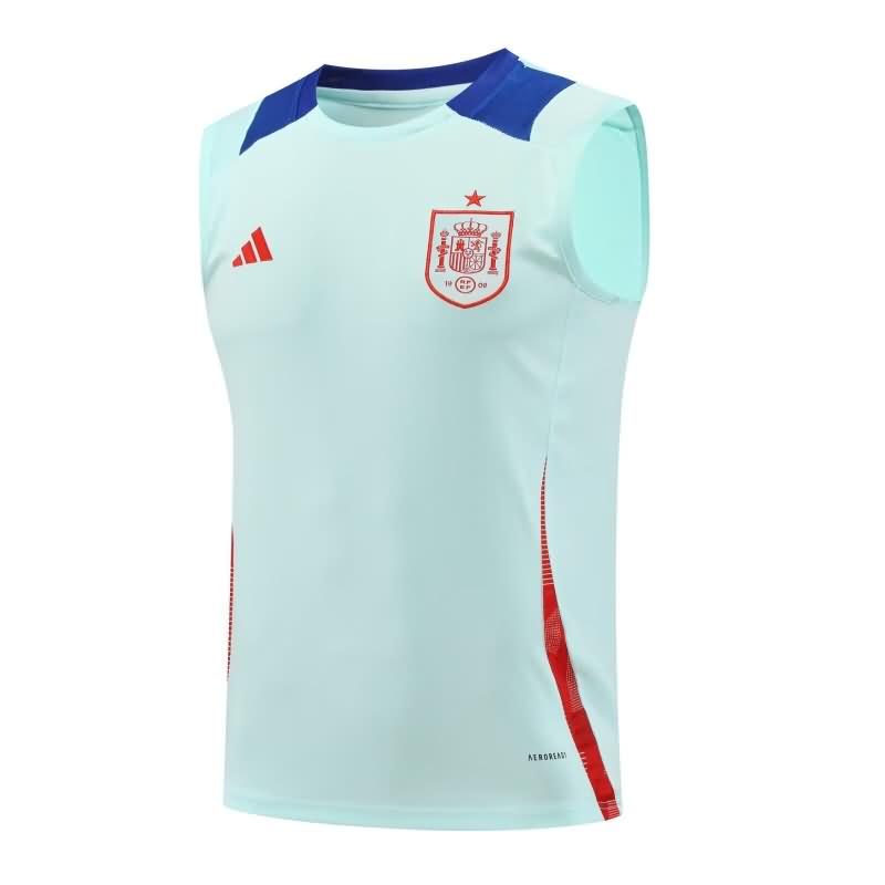 Thailand Quality(AAA) 2024 Spain Training Vest Soccer Jersey