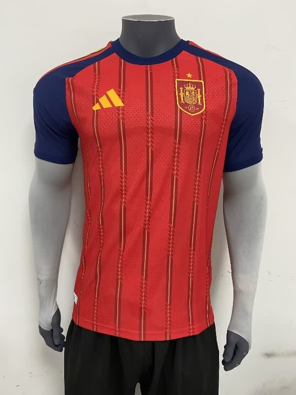 Thailand Quality(AAA) 2026 World Cup Spain Home Soccer Jersey (Player)
