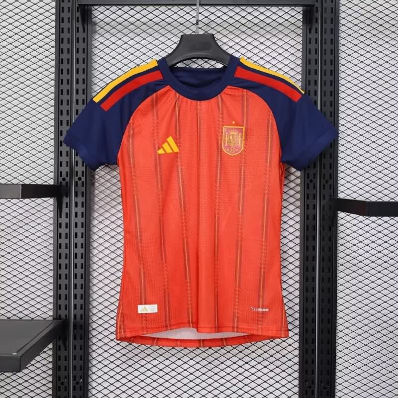 Thailand Quality(AAA) 2026 Spain World Cup Home Women Soccer Jersey (Player)