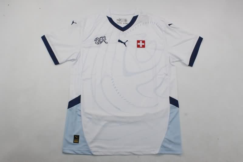 Thailand Quality(AAA) 2024 Switzerland Away Soccer Jersey