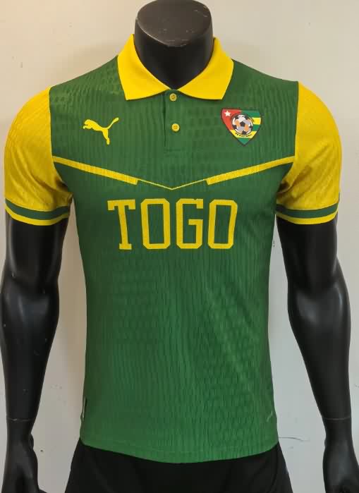 Thailand Quality(AAA) 2025 Togo Green Soccer Jersey (Player)