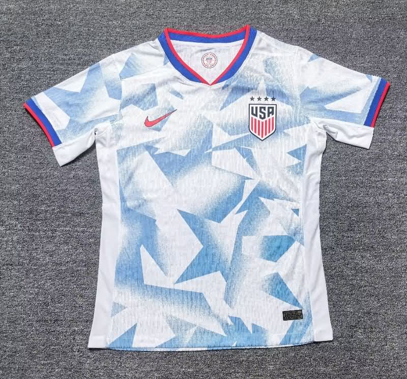 Thailand Quality(AAA) 2025 USA Home Soccer Jersey (Player)