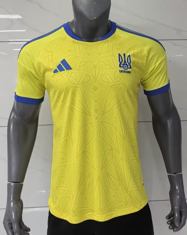 Thailand Quality(AAA) 2026 Ukraine Home Soccer Jersey