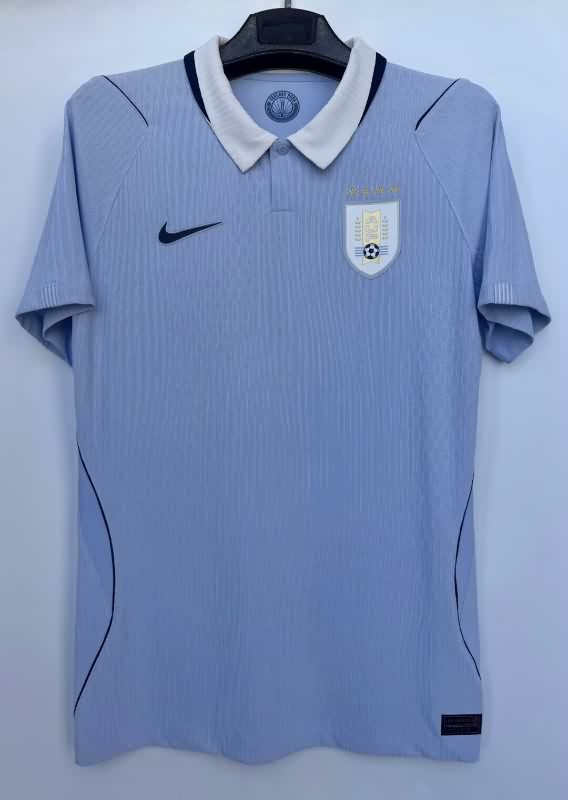 Thailand Quality(AAA) 2026 Uruguay World Cup Home Soccer Jersey (Player)