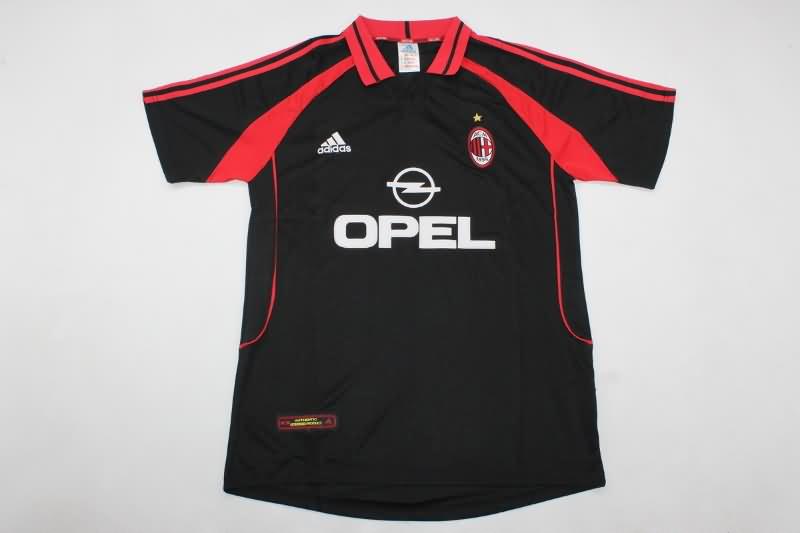 Thailand Quality(AAA) 2000/01 AC Milan Third Retro Soccer Jersey