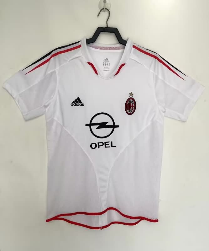 Thailand Quality(AAA) 2004/05 AC Milan Away Retro Soccer Jersey