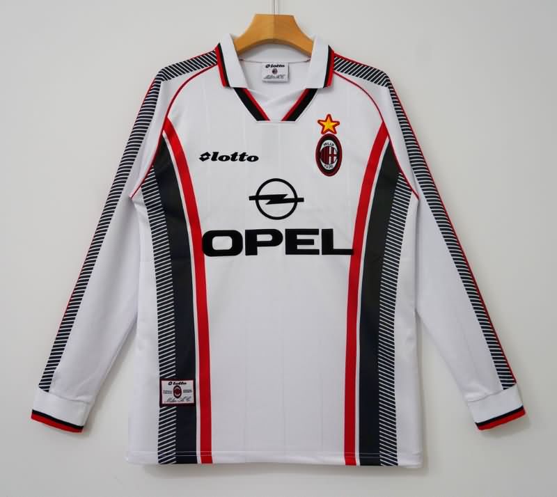 Thailand Quality(AAA) 1997/98 AC Milan Third Long Sleeve Retro Soccer Jersey