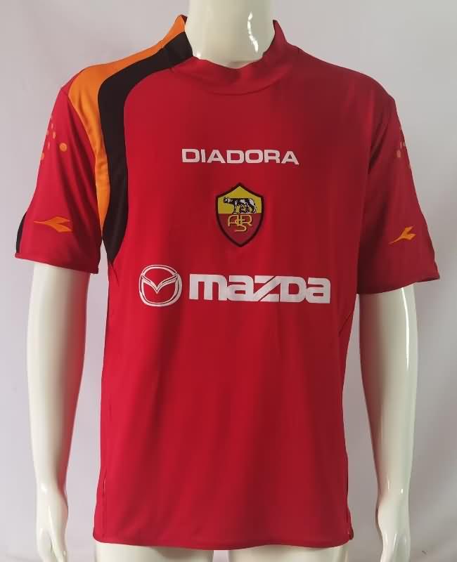 Thailand Quality(AAA) 2004/05 AS Roma Home Retro Soccer Jersey